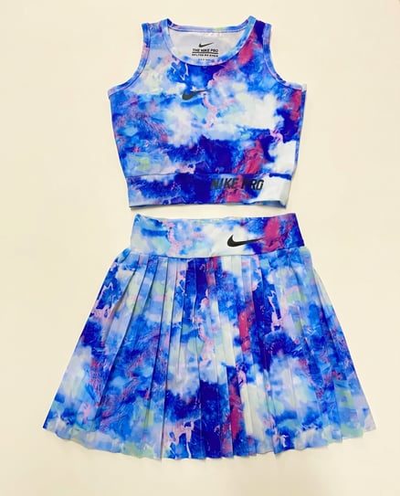 1013-3 Batik Nike Pro Etekli Mayo MAVİ
