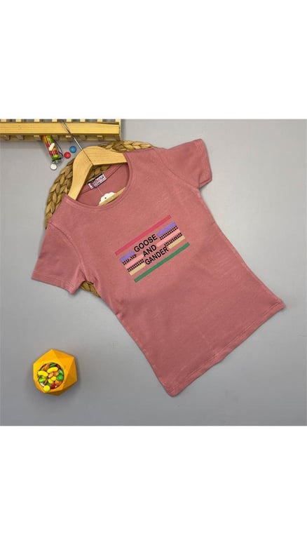 10406 Kız T-Shirt PEMBE