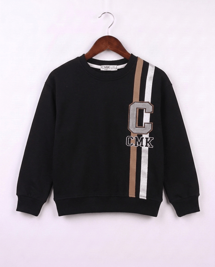 1335-1 C Baskılı Sweat SİYAH