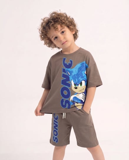 3003-5 Sonic Erkek Çocuk İkili Takım KAHVE