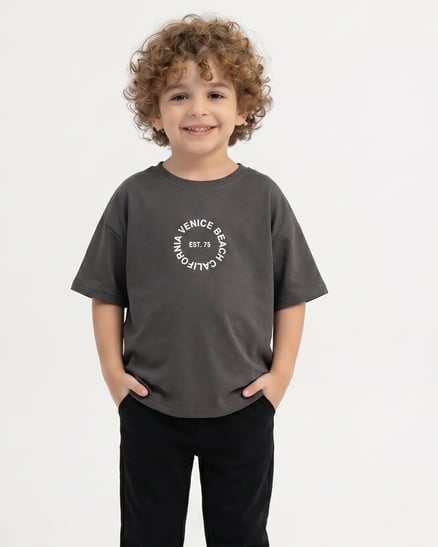 3264519 Californing Baskılı Erkek Çocuk T-Shirt FM
