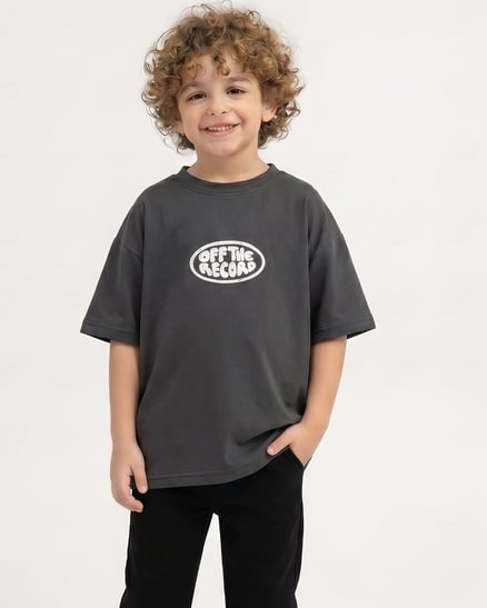 3264578 Off The Record Baskılı Erkek Çocuk T-Shirt FM