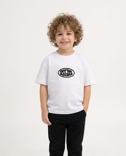 3264578 Off The Record Baskılı Erkek Çocuk T-Shirt BEYAZ