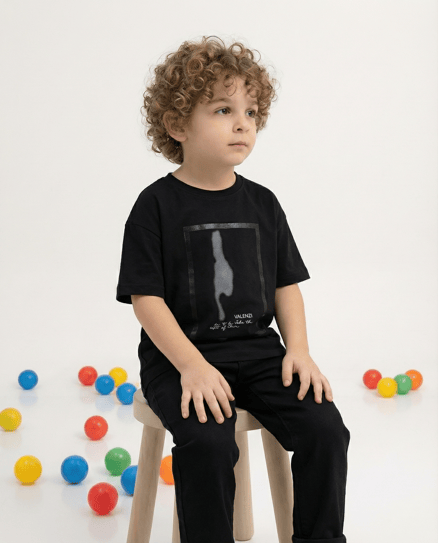4122 Dont Be Like Erkek Çocuk T-Shirt SİYAH