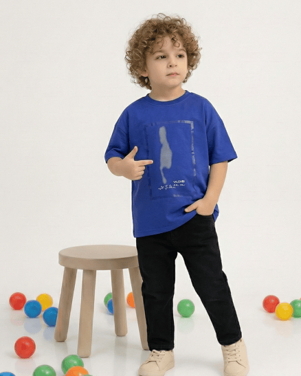 4122 Dont Be Like Erkek Çocuk T-Shirt LACIVERT
