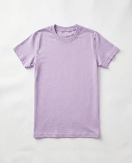 9008 Kısa Kol T-shirt LİLA