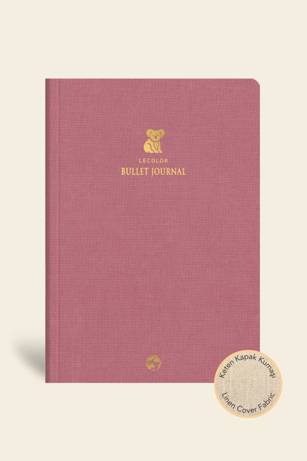 17X24 Keten Noktalı Bullet Journal Defter Koala | LeColor17X24 Keten Noktalı Bullet Journal Defter Koala