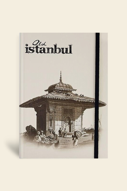 Eski İstanbul Cep Journal Çizgili Lastikli ÇeşmeEski İstanbul Cep Journal Çizgili Lastikli Çeşme