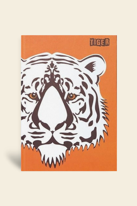 Hayvan Figürlü Dokulu Defter Çizgili KaplanHayvan Figürlü Dokulu Defter Çizgili Kaplan