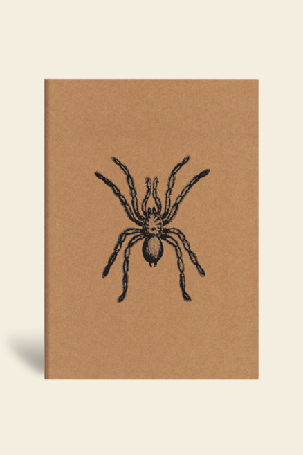 Kraft Defter Düz ÖrümcekKraft Defter Düz Örümcek