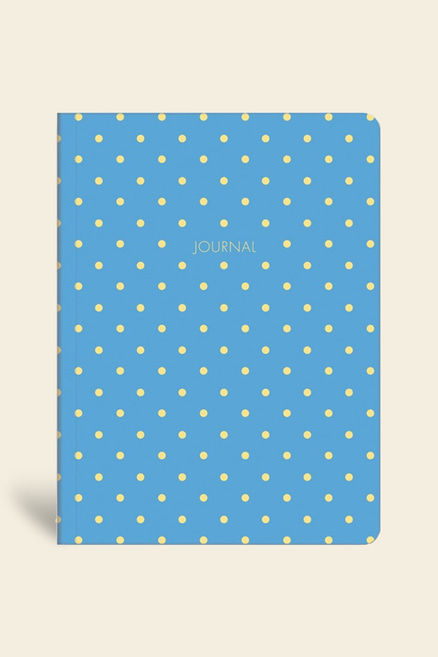 Puantiyeli Kapak Mini Defter Çizgili Mavi 14x20 cm | LeColorPuantiyeli Mini Defter Çizgili Mavi 14x20 cm