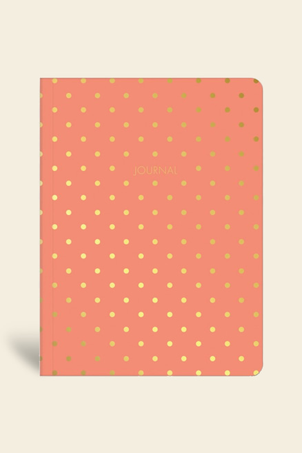 Puantiyeli Mini Defter Çizgili Mercan 14x20 cm | LeColorPuantiyeli Mini Defter Çizgili Mercan 14x20 cm
