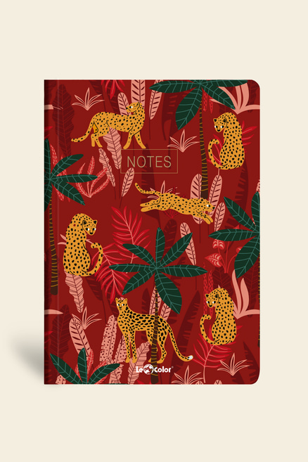 Tropikal Defter Düz Kırmızı 17x24 cm | LeColorTropikal Defter Düz Kırmızı 17x24 cm