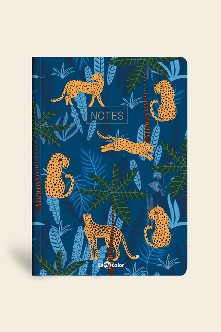 Tropikal Defter Düz Mavi 17x24 cm | LeColorTropikal Defter Düz Mavi 17x24 cm