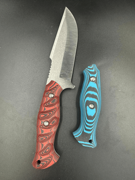 N690 Knife Making Kit with Two Interchangeable Handles 01