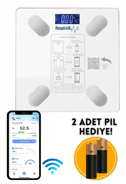 Respirox Bluetooth Özellikli Akıllı Tartı BL-2601