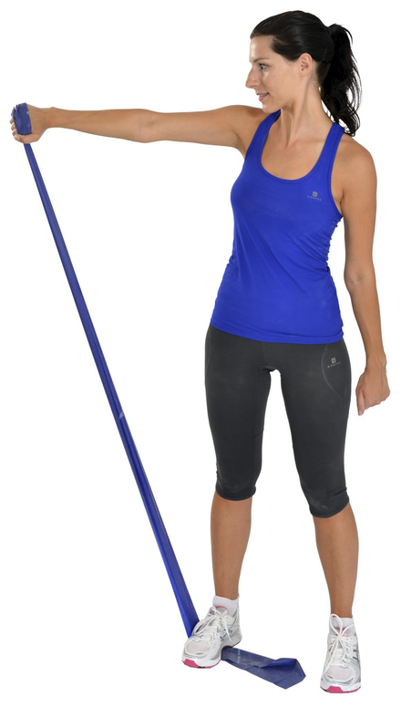 MAXİ PİLATES & YOGA EGZERSİZ BANDI , THERABAND MAVİ RENK(GÜÇLÜ) 1 MT