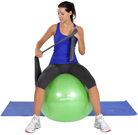 MAXİ PİLATES & YOGA EGZERSİZ BANDI , THERABAND SİYAH RENK(EN GÜÇLÜ) 1 MT
