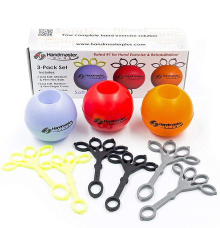 MVS HAND MASTER PLUS PARMAK VE EL EGZERSİZ 
GÜÇLENDİRME KUVVETLENDİRİCİ
 3 LÜ SET

