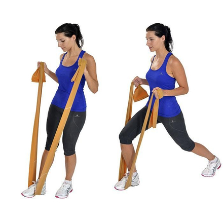 MVS PİLATES & YOGA EGZERSİZ BANDI , ALTIN 1 MT