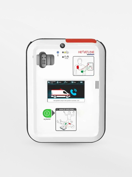 Aselsan Heartline (Ekranlı) Tam Otomatik Defibrilatör