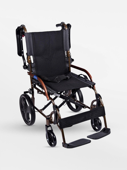 GK863LABJ-12 JET BLACK TRANSFER ALÜMİNYUM TEKERLEKLİ SANDALYE