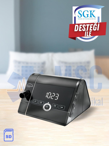 Löwenstein Prisma25S Bilevel Bpap Cihazı+Maske+Nemlendirici