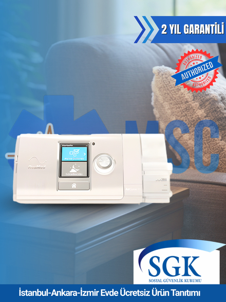 Resmed AirCurve CS PaceWave ASV Adaptif Servo Ventilatör Solunum Cihazı