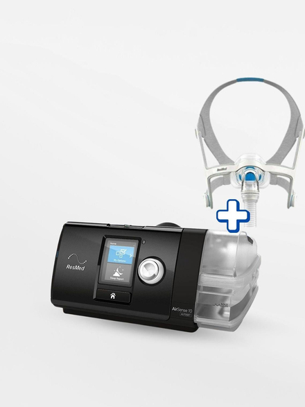Resmed AirSense Otomatik CPAP Cihazı+Nemlendirici+N20 Maske