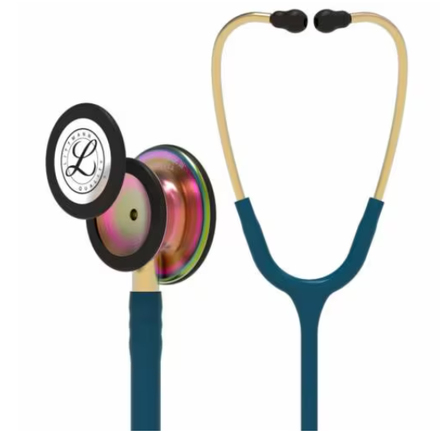 Littmann® Classic III™ Stetoskop Gökkuşağı Yüzey, Karayip Mavisi Hortum