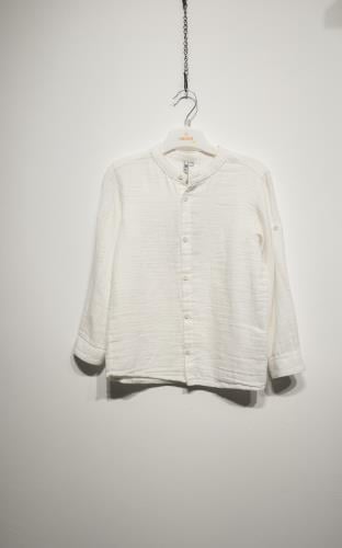 Boys Mandarin Collar Muslin Shirt Ages 1–5 – 125134