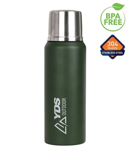 YDS ÇELİK TERMOS TRAVEL 1000ML -HAKİ