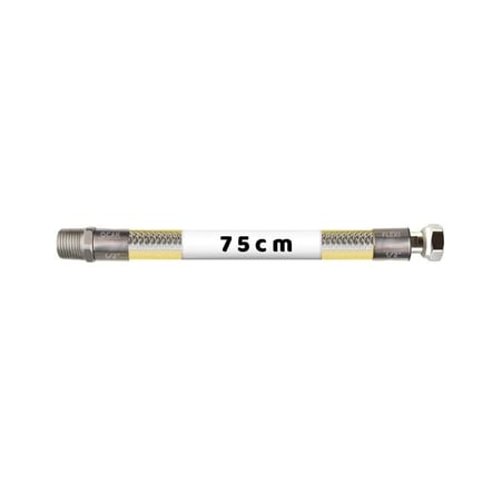 75 cm Doğalgaz Flexi Ocak Bağlantı Hortumu 1/2x1/2