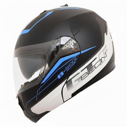 Beon B-700 B-Shock Çene Açılır Vizörlü Kask Siyah Mavi