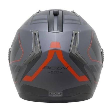 Beon B700 Air Tek Çene Açılır Vizörlü Kask Siyah/Kırmızı