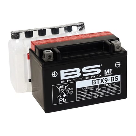 BS Battery BTX9-BS 12V8Ah Motosiklet AküsüBS Battery