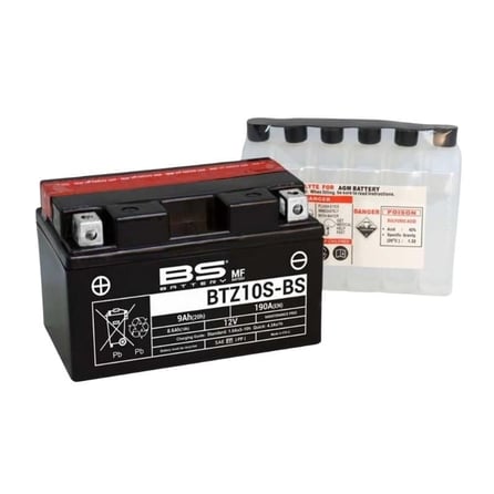BS Battery BTZ10S BS 12V9Ah Motosiklet Aküsü