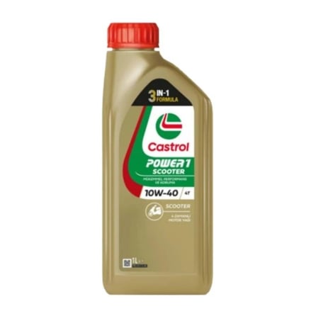 Castrol Power 1 Scooter 4T 10W/40 Motosiklet Yağı 1 Lt.