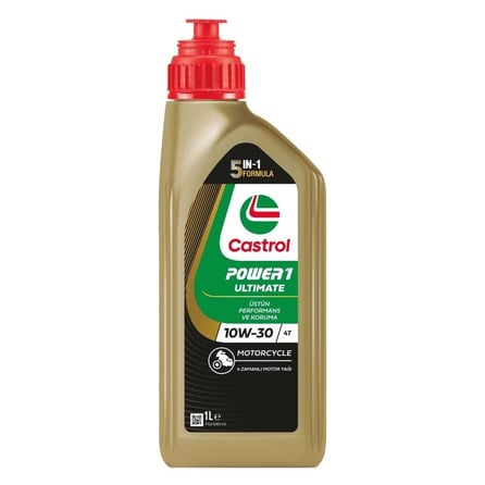 Castrol Power 1 Ultimate 4T 10W/30 Motosiklet Yağı 1 Lt.