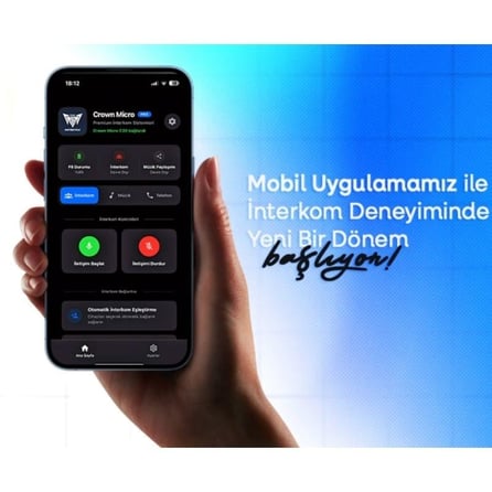 Crown Micro C20 Motosiklet Bluetooth İnterkom Seti