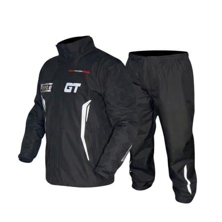 Forte GT Premium Yağmurluk Takımı Siyah