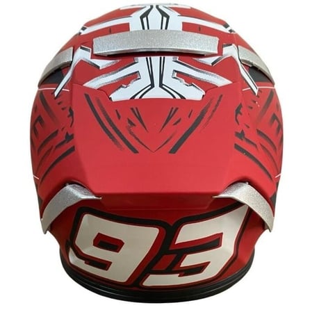 Gear5 Dekor Mini Kask Beyaz Grafik KD1