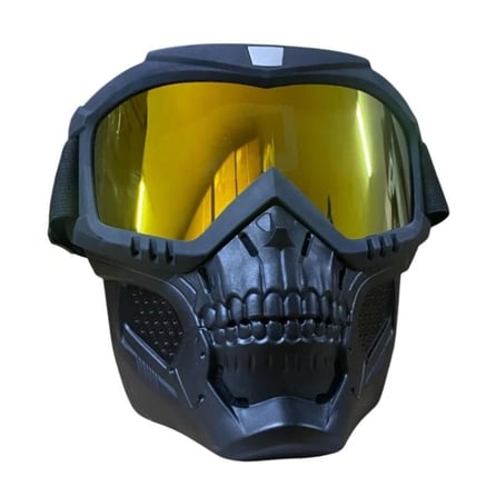Gear5 Motosiklet Kask Maskesi Kuru Kafa Sarı