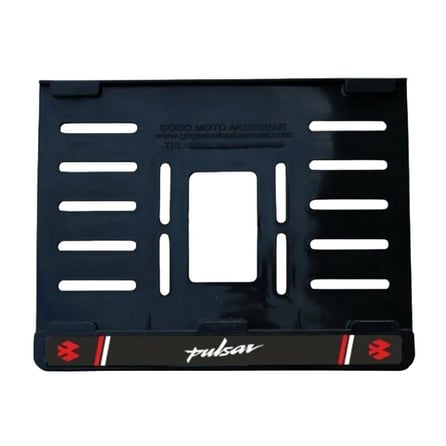 Gear5 Plastik Plakalık Beyaz 2 - Bajaj Pulsar (15x24)