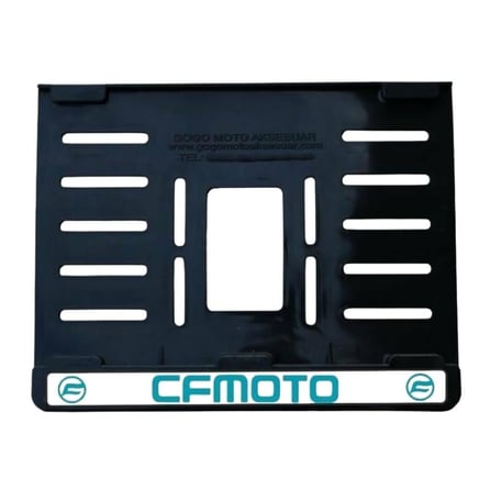 Gear5 Plastik Plakalık Beyaz Mavi - CF Moto (15x24)