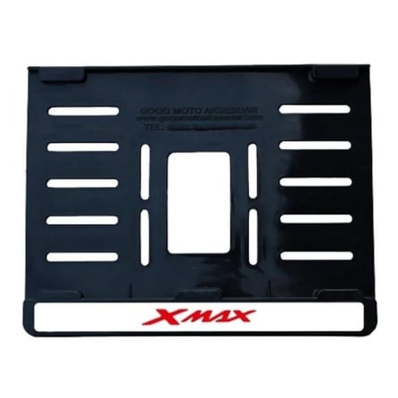 Gear5 Plastik Plakalık Kırmızı - Yamaha X MAX (15x24)