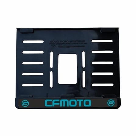 Gear5 Plastik Plakalık Siyah Mavi - CF Moto (15x24)