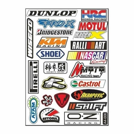 Gogo 006 A4 Karışık Tek Paket Çoklu Sticker