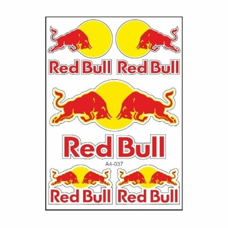 Gogo 037 A4 Redbull Tek Paket Çoklu Sticker