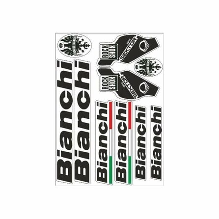 Gogo Bianchi 006 Siyah Bisiklet Sticker